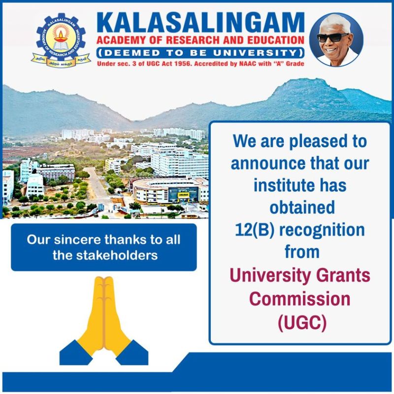 UGC 12B status recognition